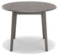 Mesa abatible redonda Shullden DRM