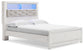 Cama con estantería y panel Altyra Queen
