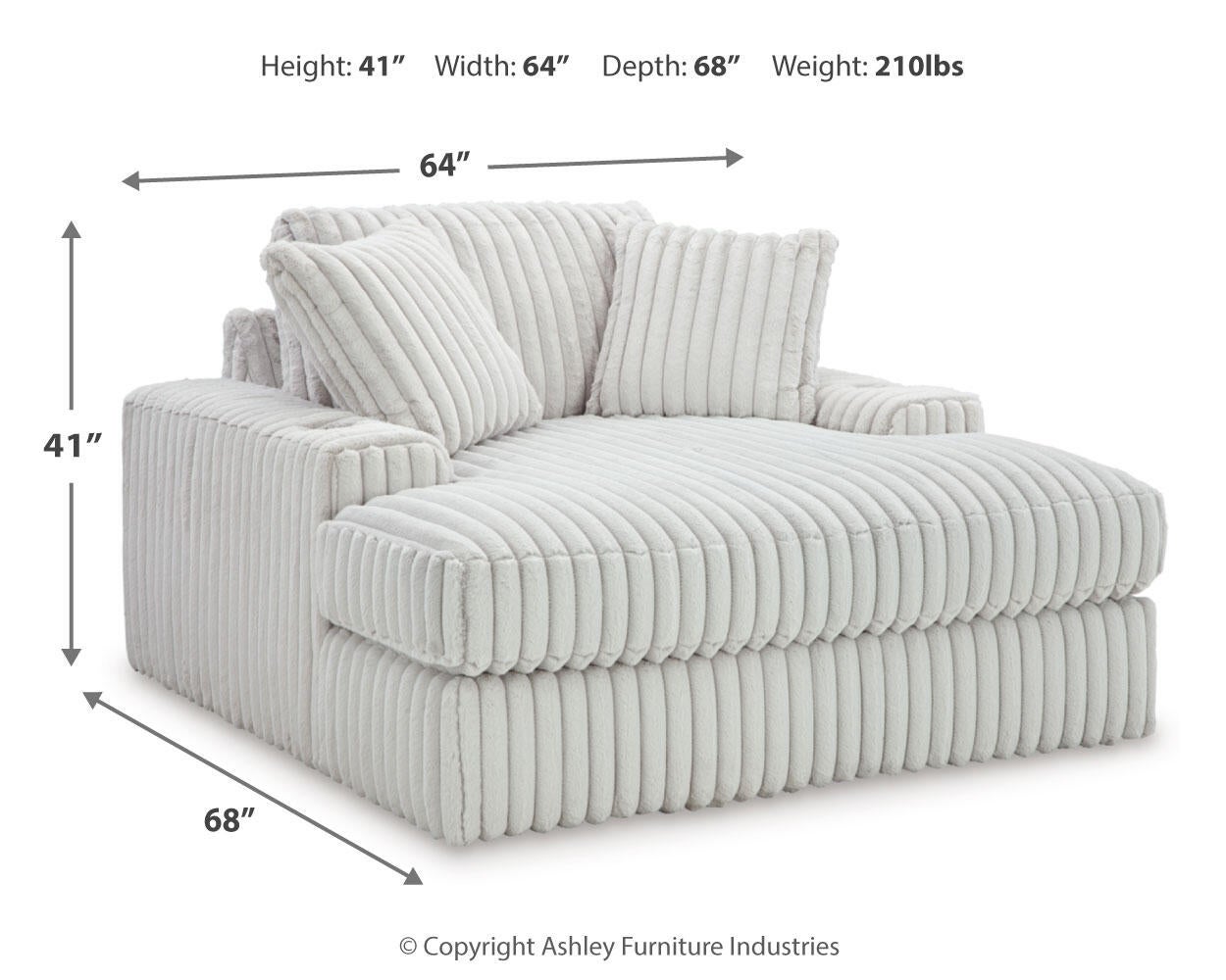 Chaise longue extragrande estupenda