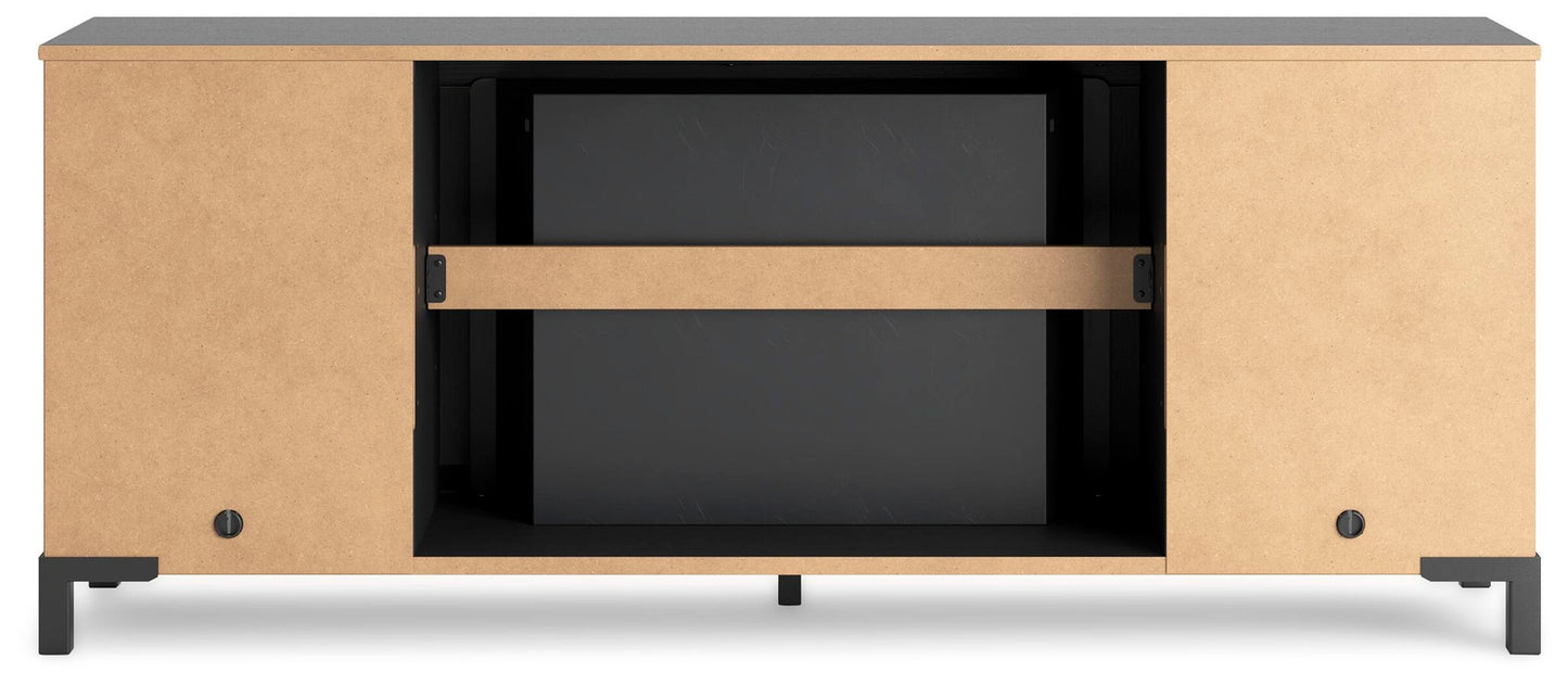 Soporte de TV Cayberry con chimenea