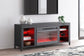 Soporte de TV Cayberry con chimenea