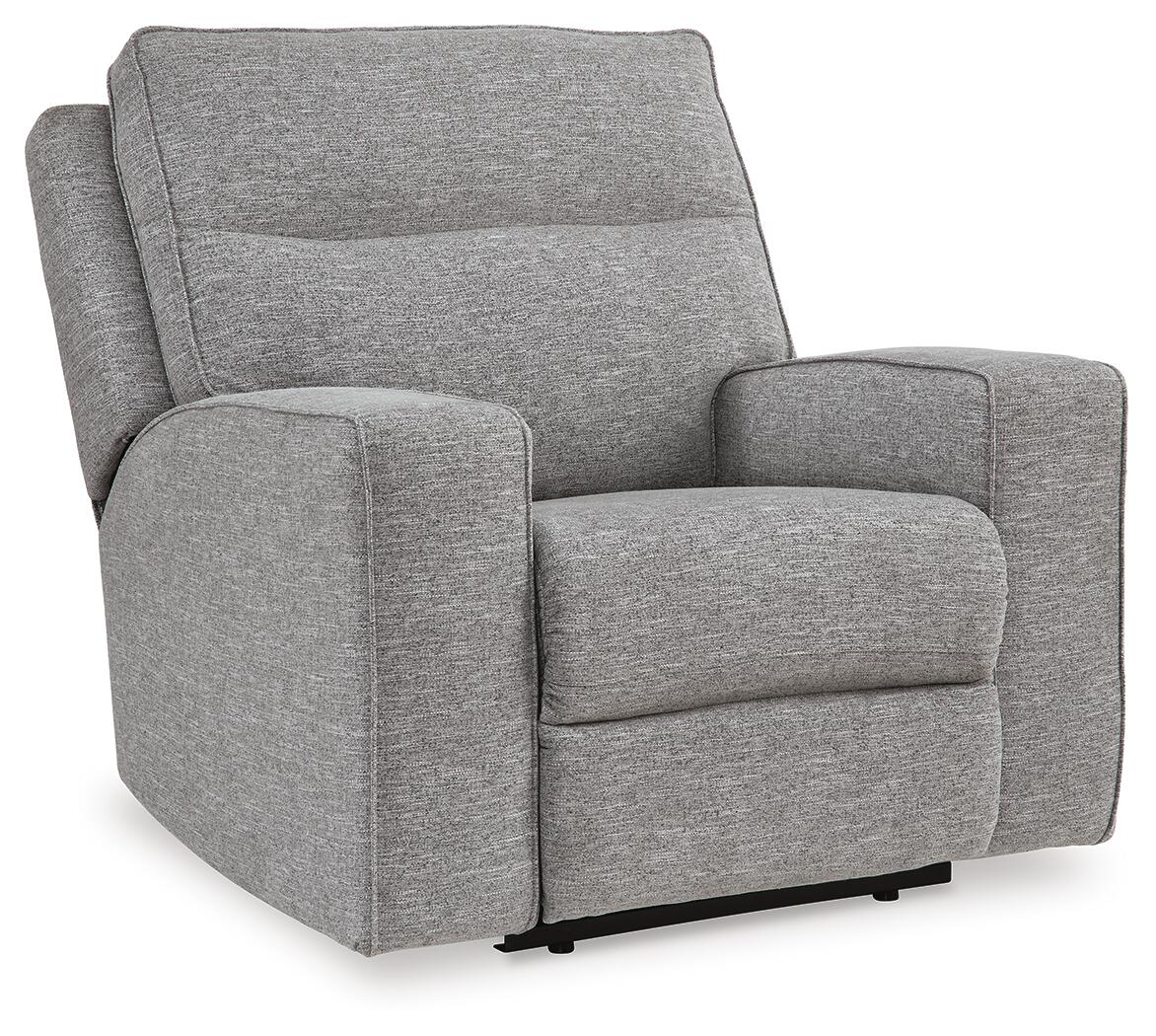 Sillón reclinable eléctrico Biscoe con reposacabezas ajustable