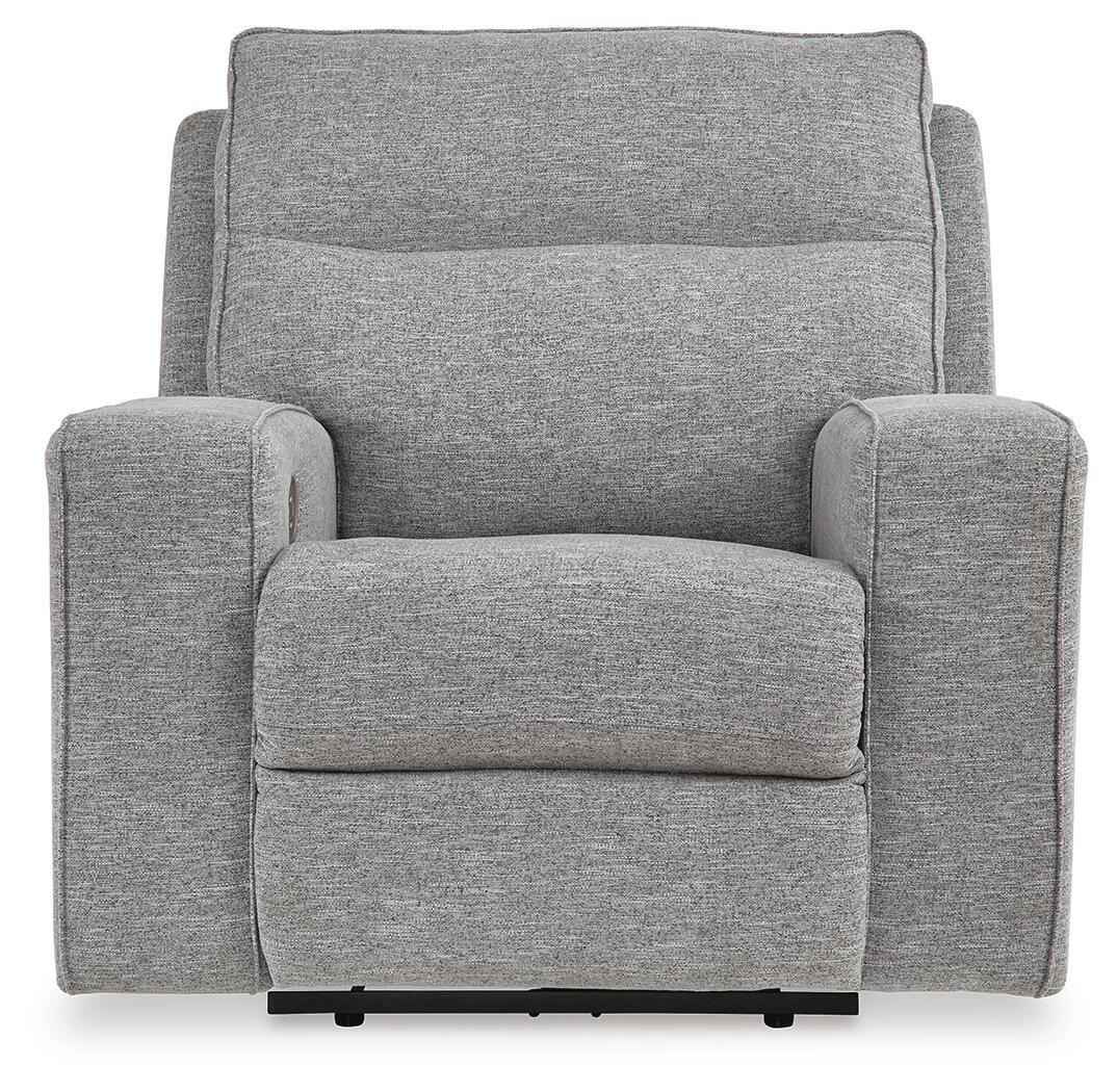 Sillón reclinable eléctrico Biscoe con reposacabezas ajustable
