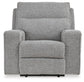 Sillón reclinable eléctrico Biscoe con reposacabezas ajustable