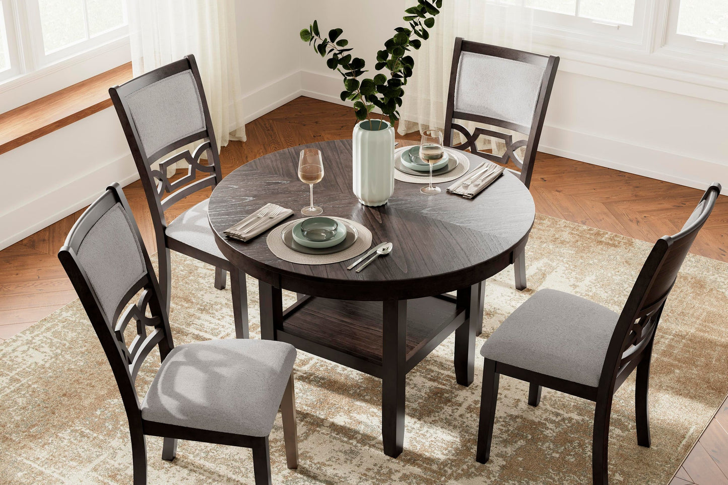 Juego de mesa de comedor Langwest (5/CN)