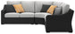 Sofá seccional de exterior de 3 piezas Beachcroft