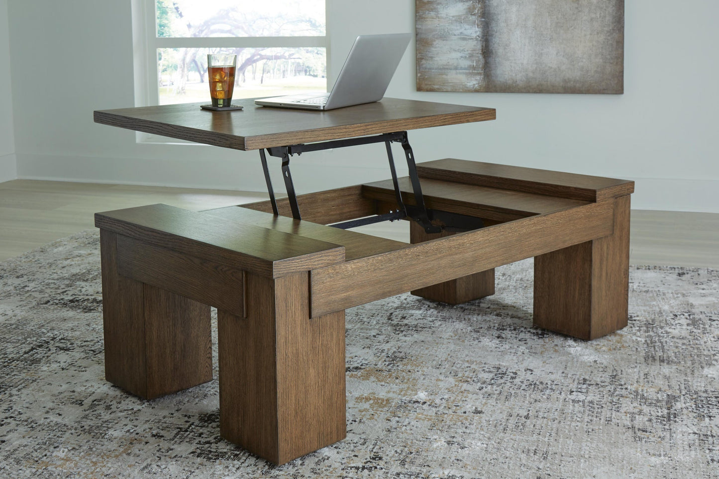 Mesa de cóctel elevable Rosswain