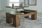 Mesa de cóctel elevable Rosswain