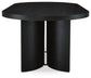 Mesa de comedor ovalada Rowanbeck