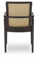 Silla de comedor Galliden UPH con brazos (2/CN)