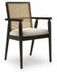 Silla de comedor Galliden UPH con brazos (2/CN)