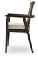 Silla de comedor Galliden UPH con brazos (2/CN)
