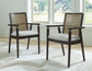 Silla de comedor Galliden UPH con brazos (2/CN)