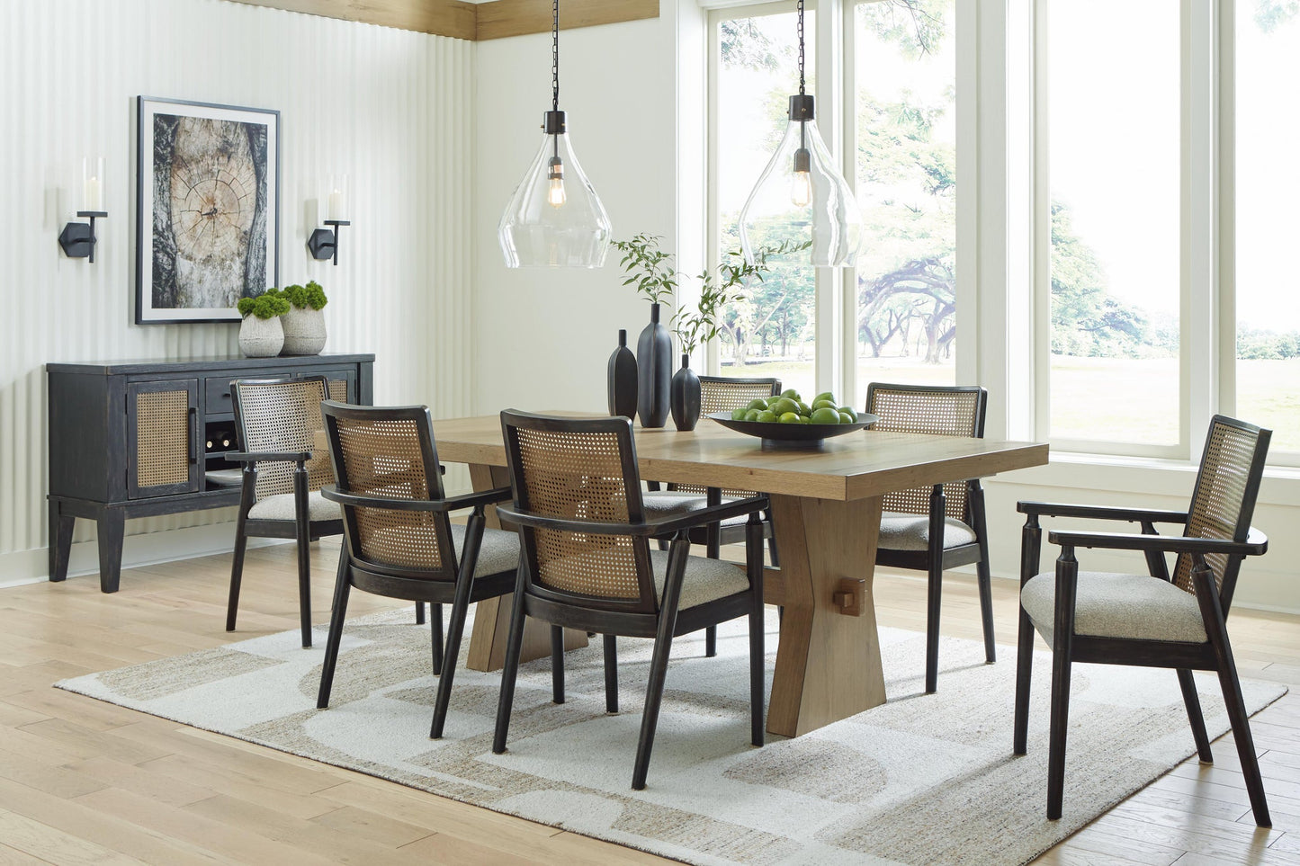 Silla de comedor Galliden UPH con brazos (2/CN)