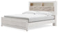 Cama con estantería y panel Altyra King