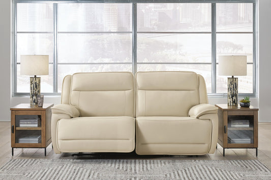 Sofá seccional reclinable eléctrico de 2 piezas Double Deal
