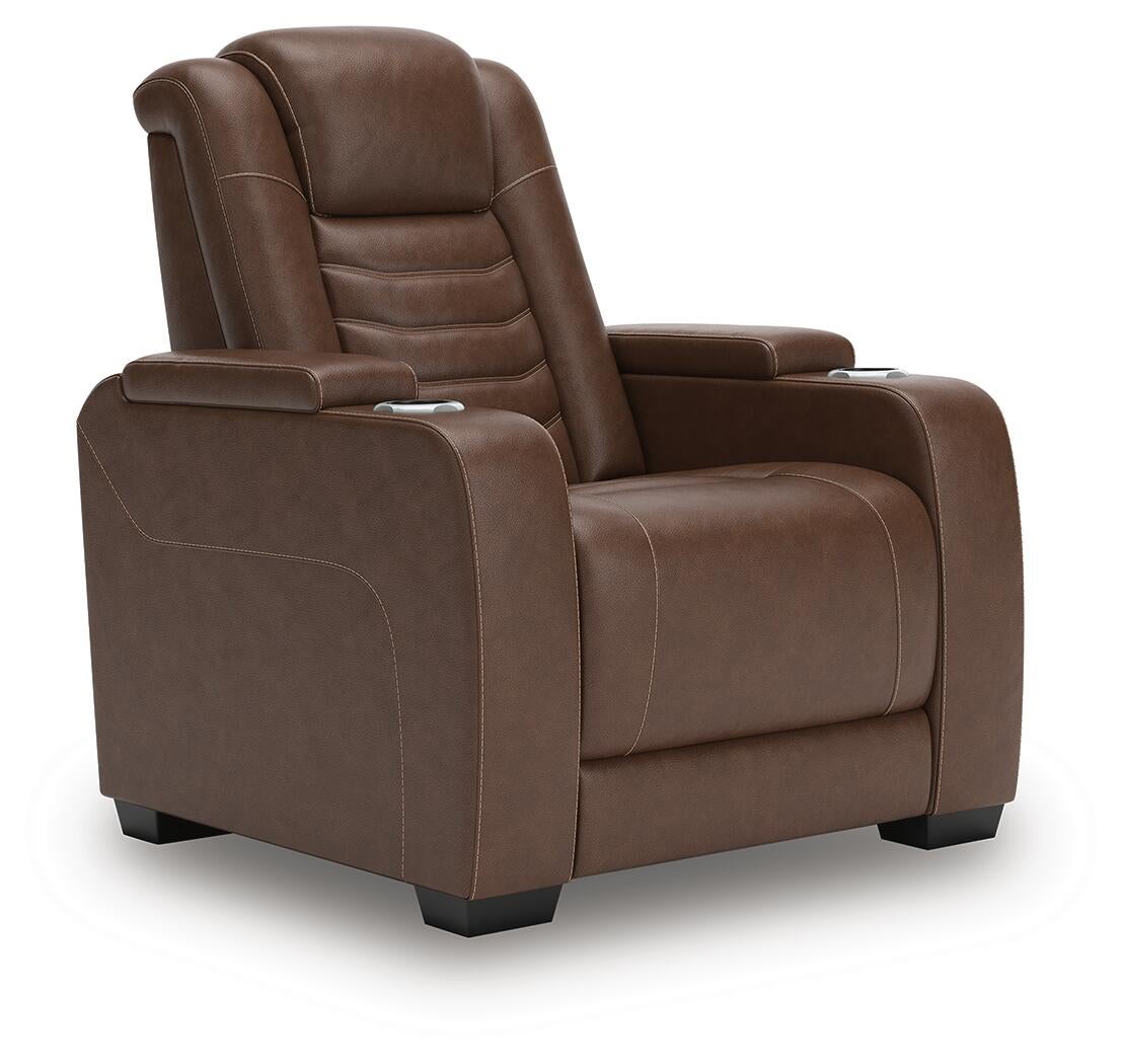 Sillón reclinable eléctrico de alto impacto con reposacabezas ajustable