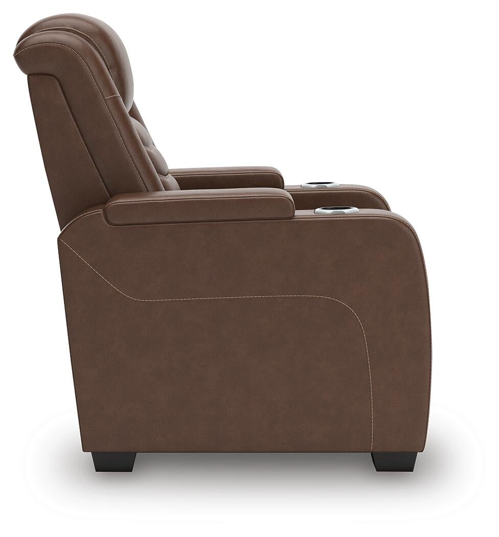 Sillón reclinable eléctrico de alto impacto con reposacabezas ajustable
