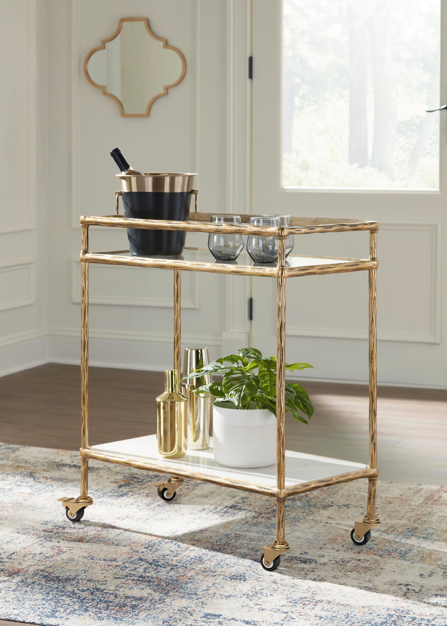 Carrito de bar Plattfield