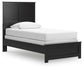 Cama doble con dos paneles Maribel