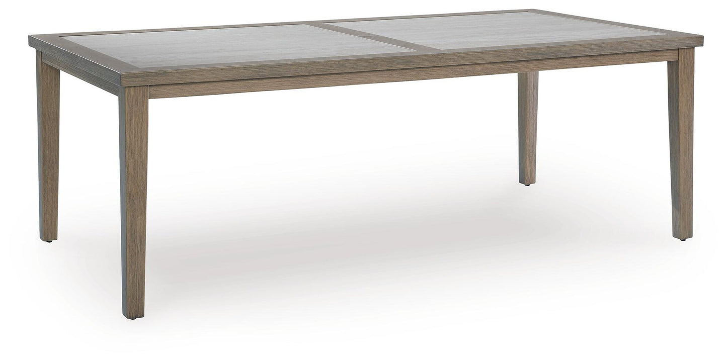 Mesa de comedor rectangular Rainier Ranch con opción UMB