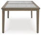 Mesa de comedor rectangular Rainier Ranch con opción UMB