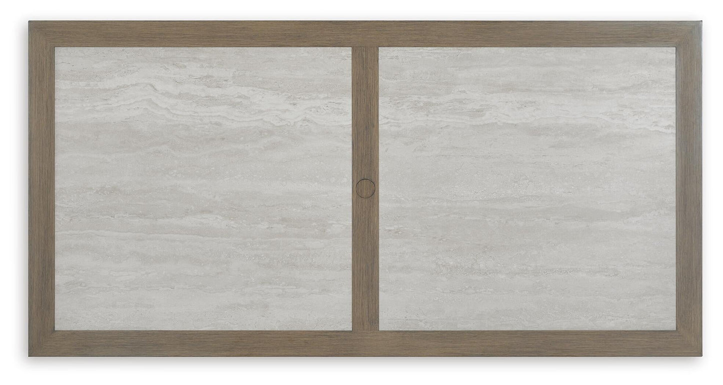 Mesa de comedor rectangular Rainier Ranch con opción UMB