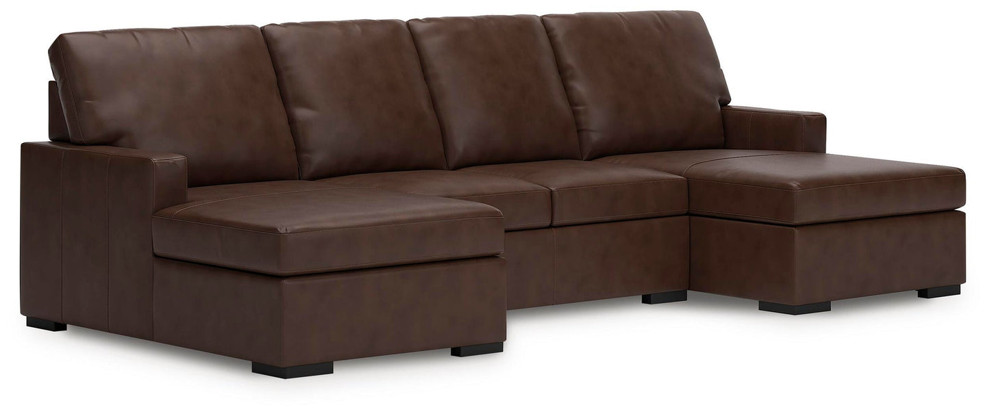 Sofá seccional de 3 piezas McDowlan con chaise longue doble