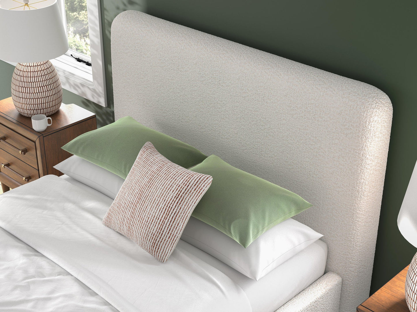 Cama tapizada Brintstreet tamaño Queen