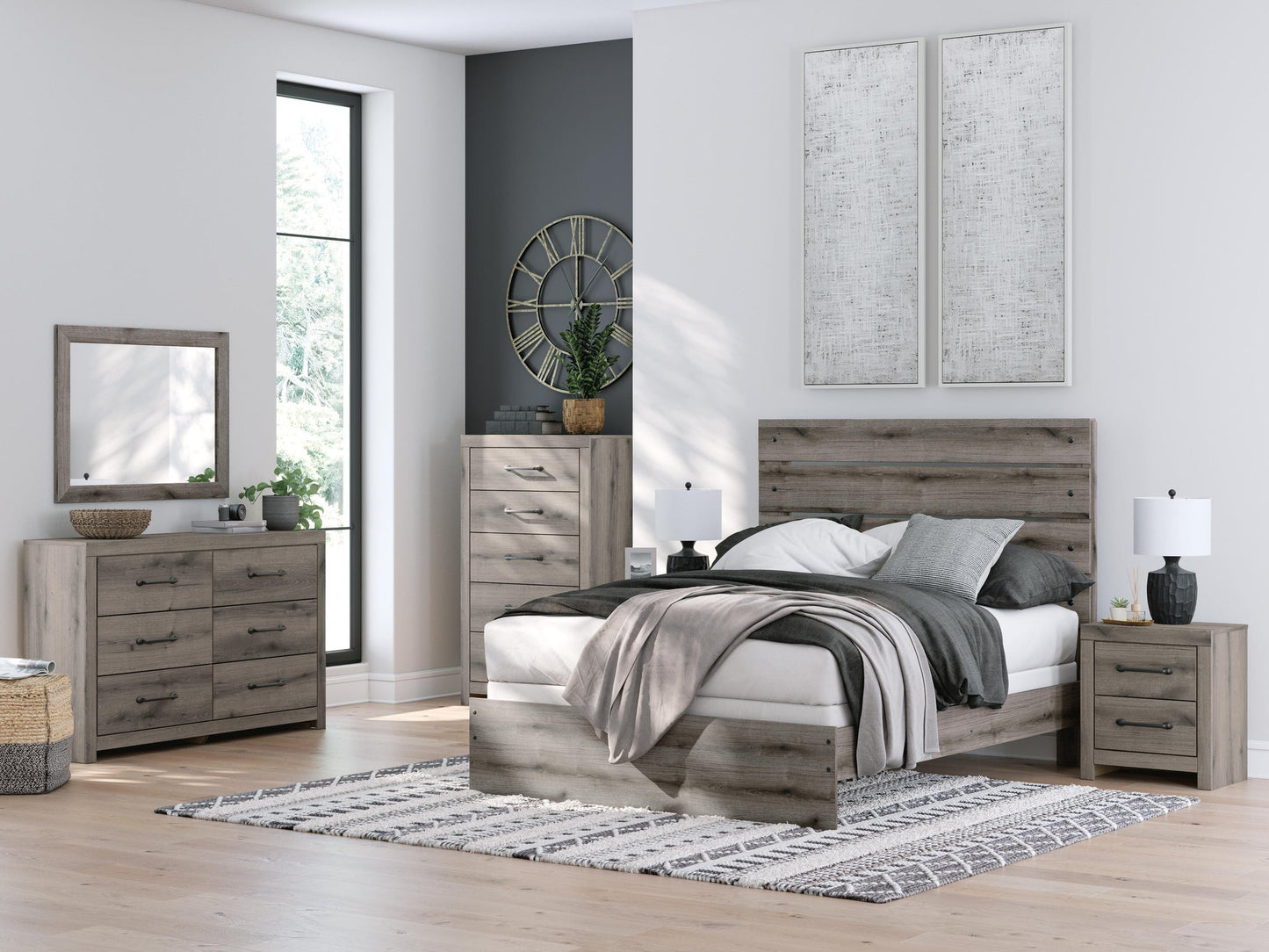 Cómoda Graystorm de seis cajones