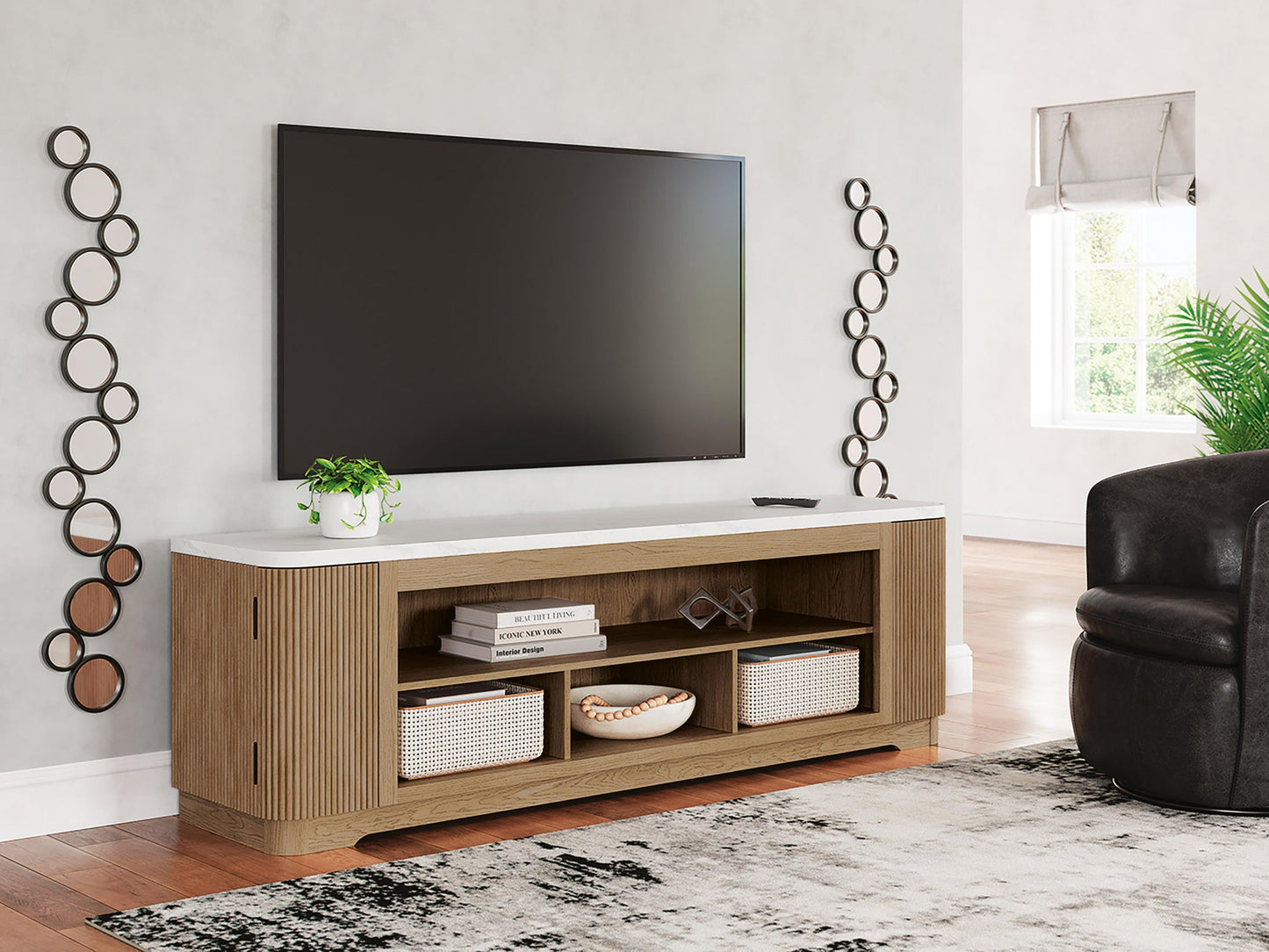 Soporte de TV Camdill XL con opción de chimenea