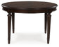 Mesa de comedor ovalada Lavinton EXT