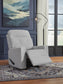 Sillón reclinable mecedor Skillins
