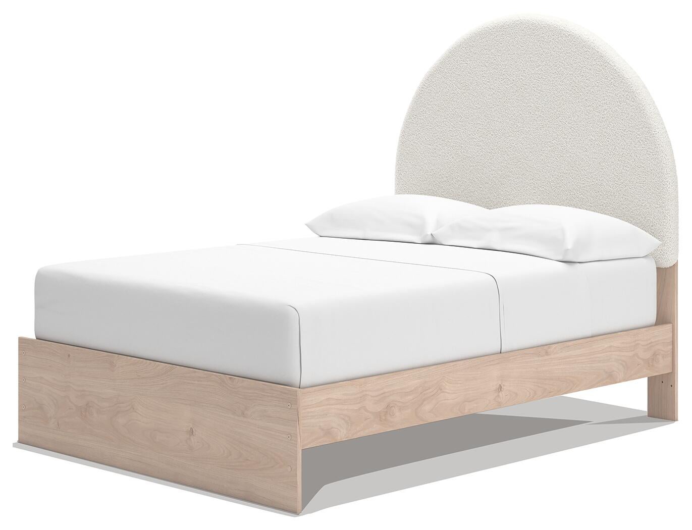 Cama tapizada Arloster de cuerpo entero con almacenamiento