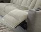 Sofá WhipLash PWR REC con reposacabezas ajustable