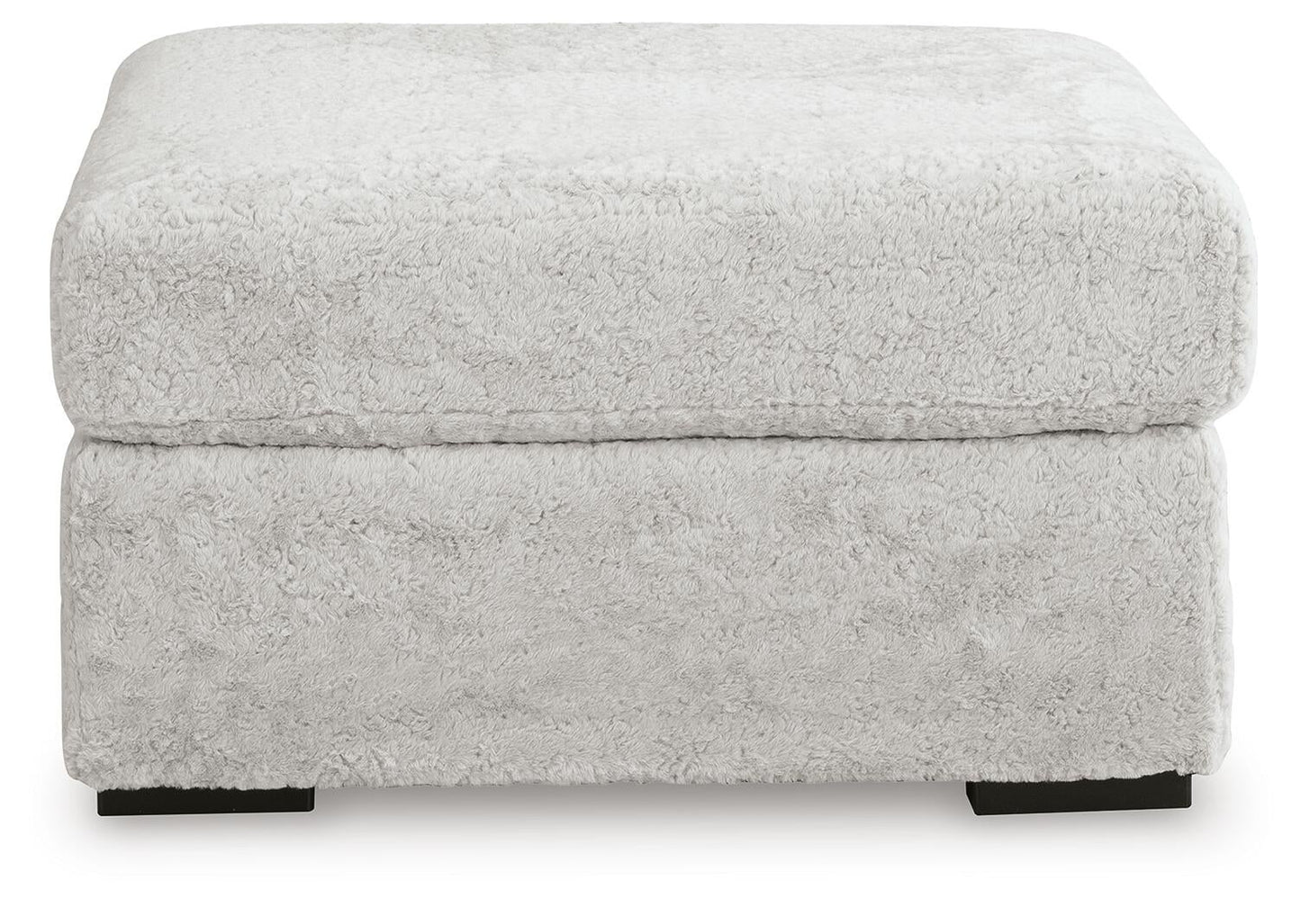 Puf decorativo extragrande de peluche suave