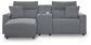 Sofá seccional reclinable eléctrico de 3 piezas ModMax II con chaise longue