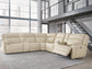 Sofá seccional reclinable de 7 piezas Double Deal con 2 consolas