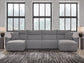 Sofá seccional reclinable eléctrico ModMax II de 4 piezas con chaise longue