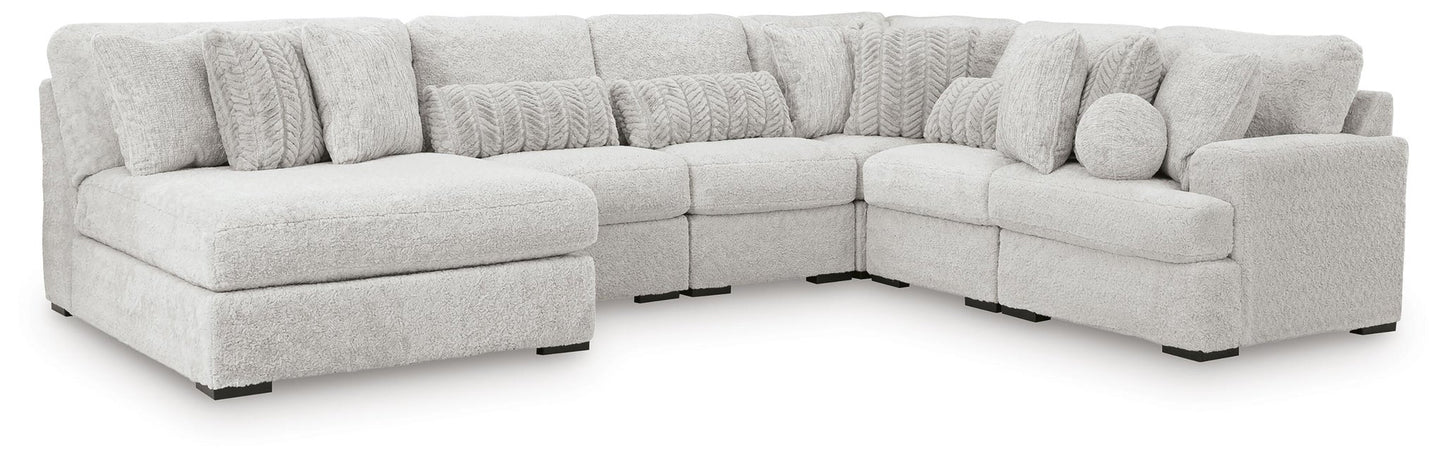 Sofá seccional Cuddle Plush de 6 piezas con chaise longue