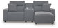 Sofá seccional reclinable eléctrico de 3 piezas ModMax II con chaise longue