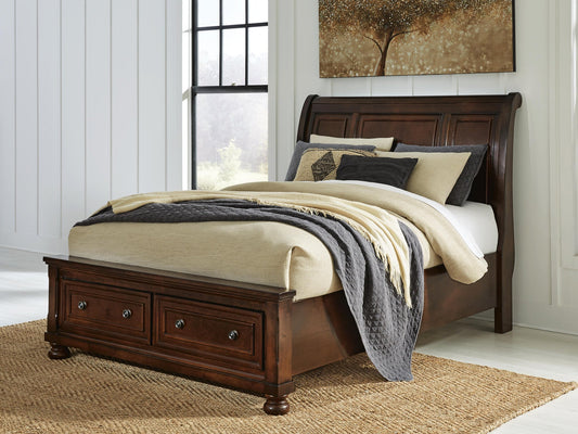 Cama de almacenamiento tipo trineo Porter Queen
