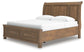 Cama de trineo Feddinger King con almacenamiento
