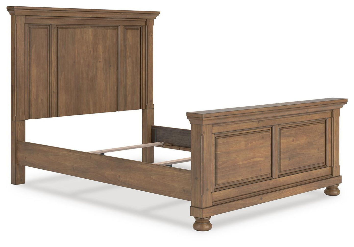 Cama con panel tamaño queen Feddinger