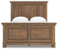 Cama con panel tamaño queen Feddinger