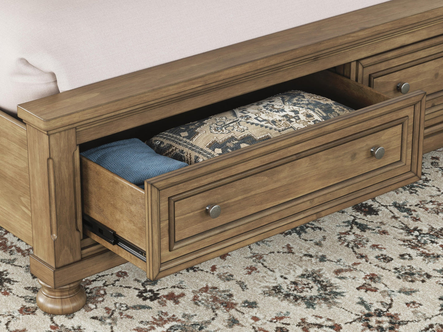Cama de trineo Feddinger King con almacenamiento