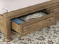 Cama de trineo Feddinger King con almacenamiento