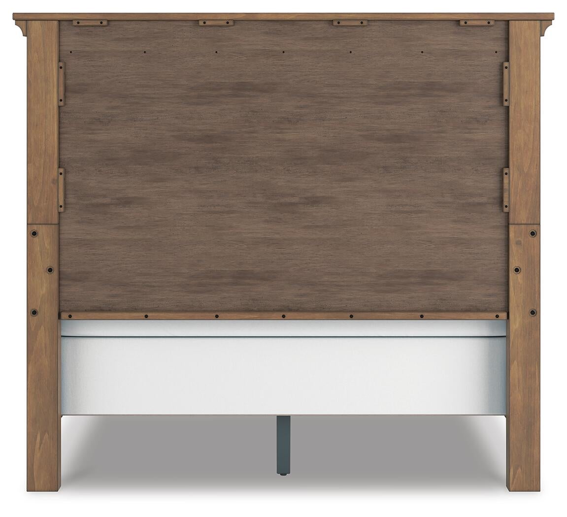 Cama con panel tamaño queen Feddinger