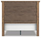 Cama con panel tamaño queen Feddinger