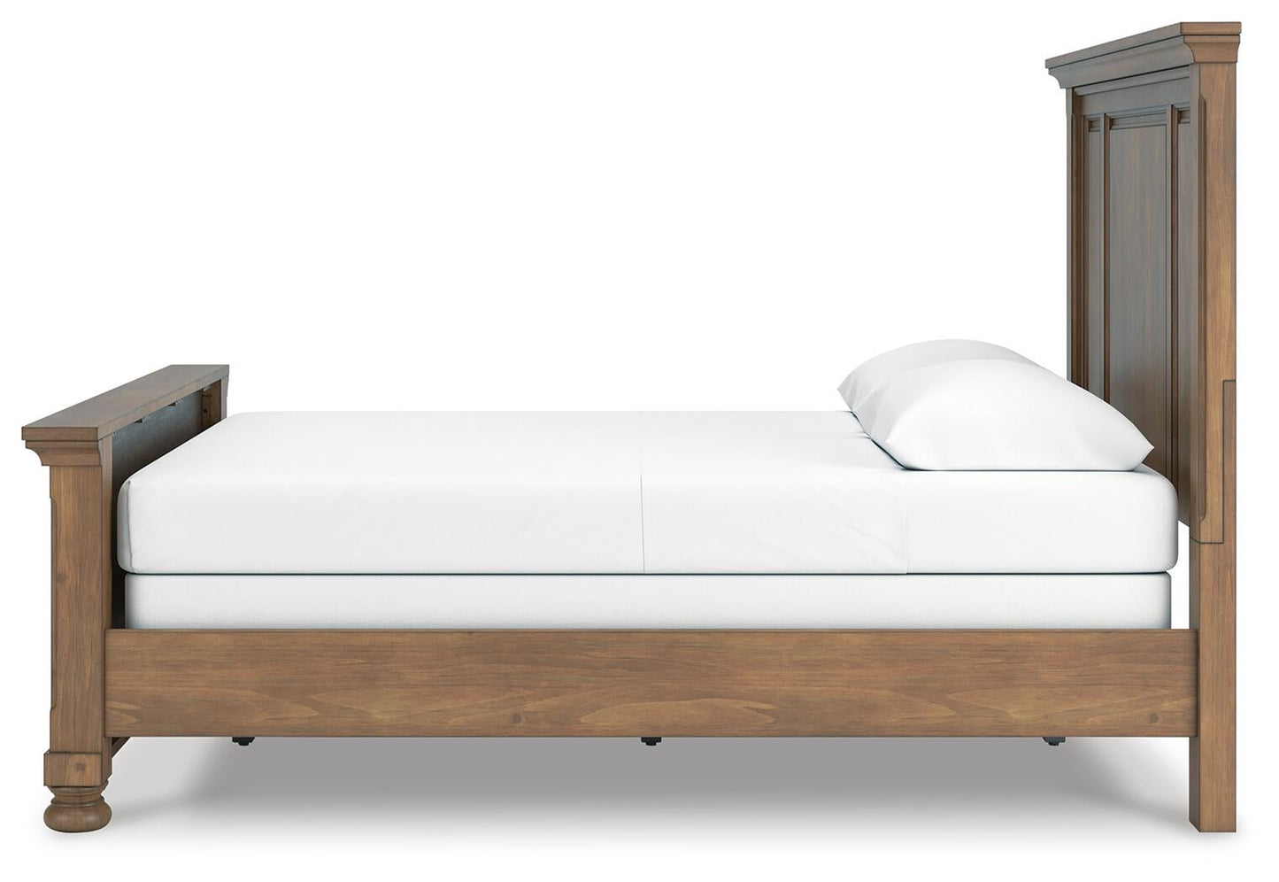 Cama con panel tamaño queen Feddinger